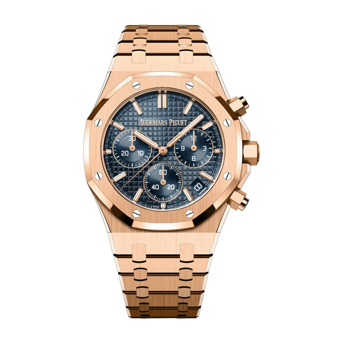 Audemars Piguet Rose Gold Blue Dial Audemars Piguet 26240OR.OO.1320OR.01 Rose Gold Blue Dial 41 mm kol saati