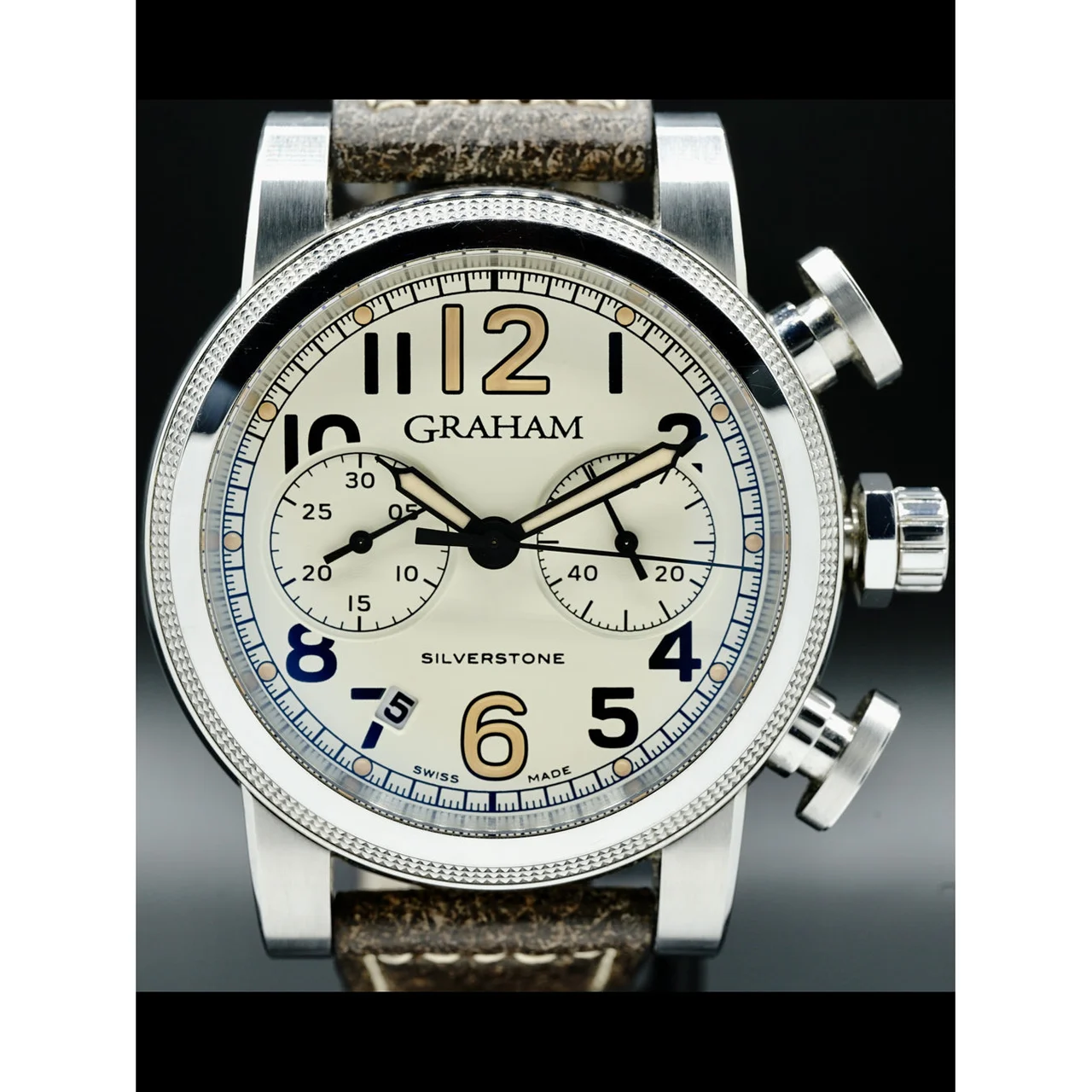 Graham Silverstone Vintage 30 2 SABS.WOAA 210000028922 44 mm kol saati