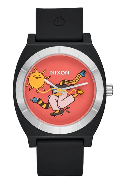 Nixon US Hannah Eddy Time Teller OPP - Black / Yellow A1366-293-00 kol saati
