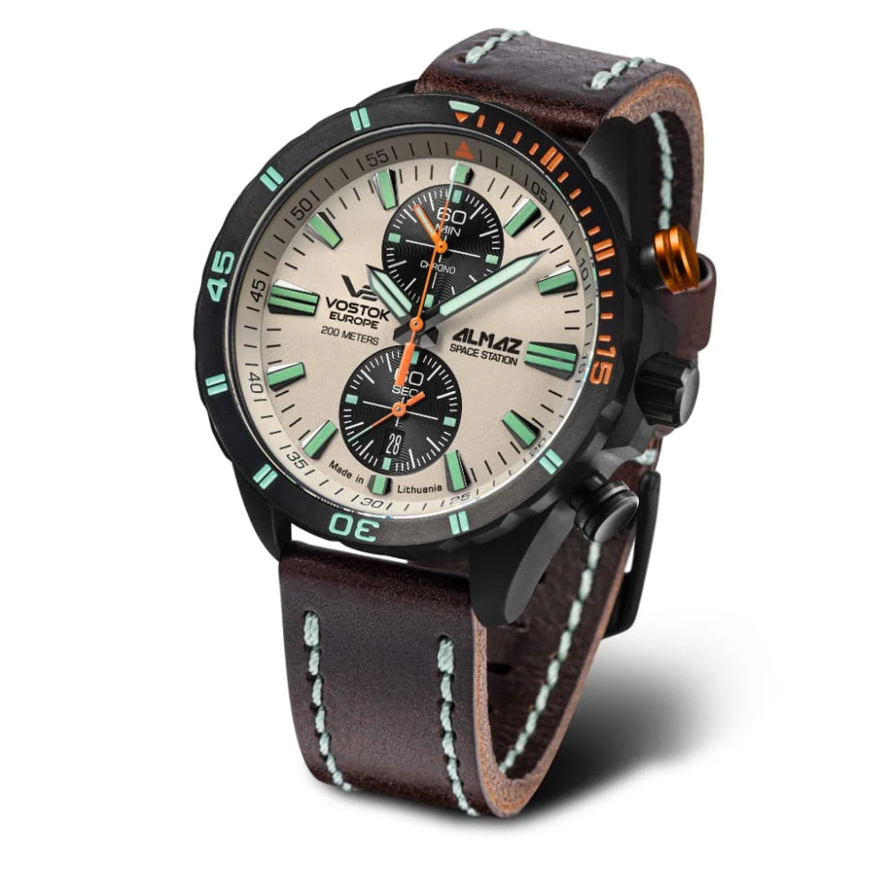 Vostok Europe Almaz 6S11-320C677-L 47 mm kol saati