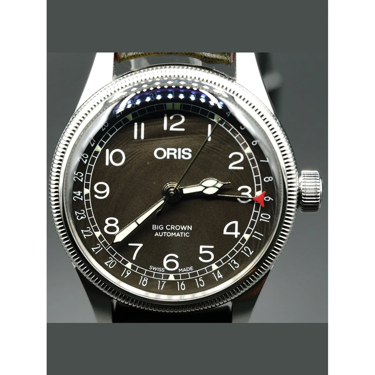 Oris Big Crown Pointer Date Black Dial 01 754 7749 4064 210000019283 kol saati