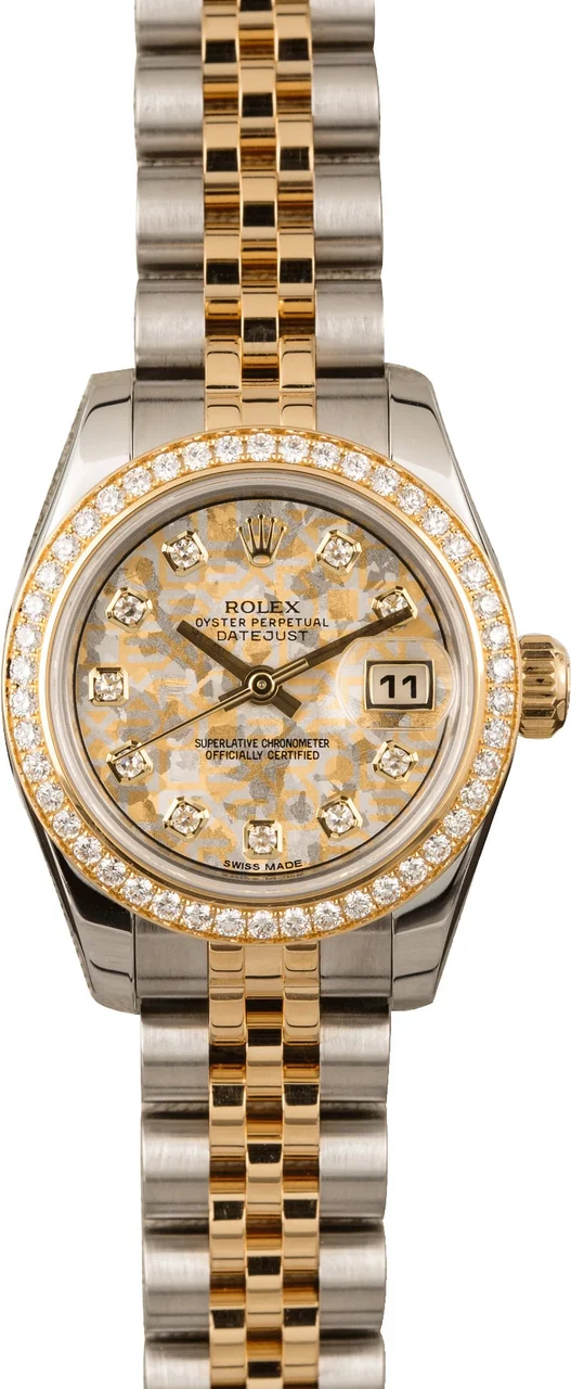 Rolex Datejust 179383 Crystal Diamond Dial 179383SCDJ kol saati
