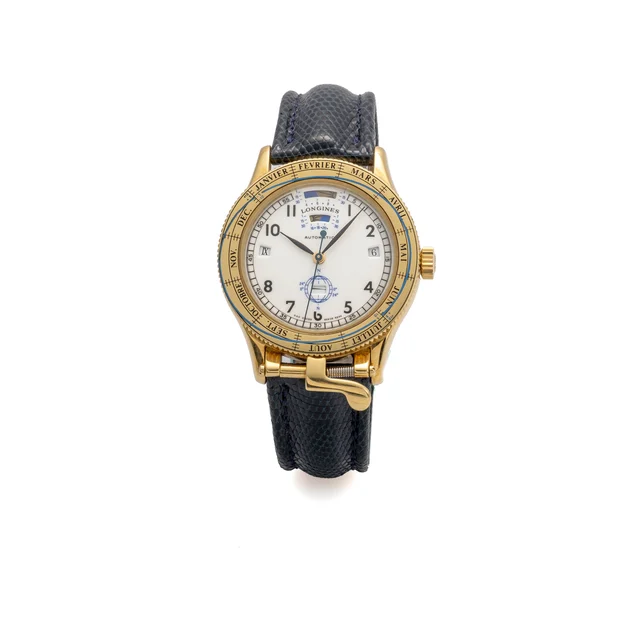 Longines Ref. 640.5234, self-winding, centre-seconds, date, month, astronomical complicati
