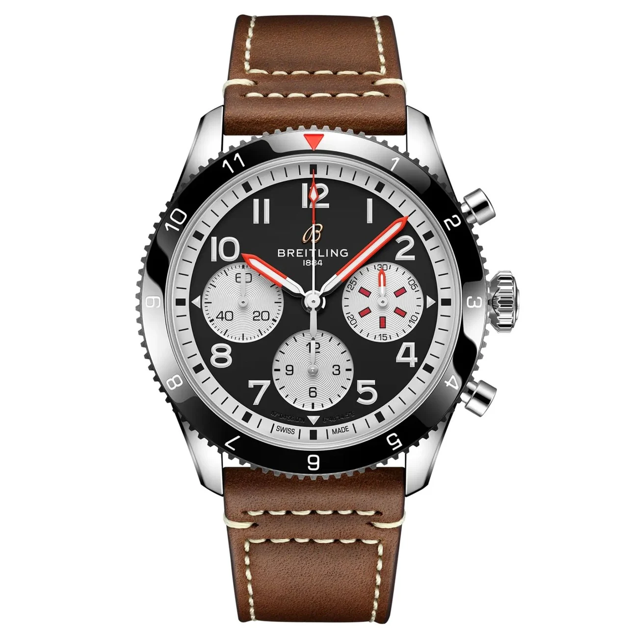 Breitling Classic AVI Y233801A1B1X1 42MM 2025 Black Dial 42 mm kol saati