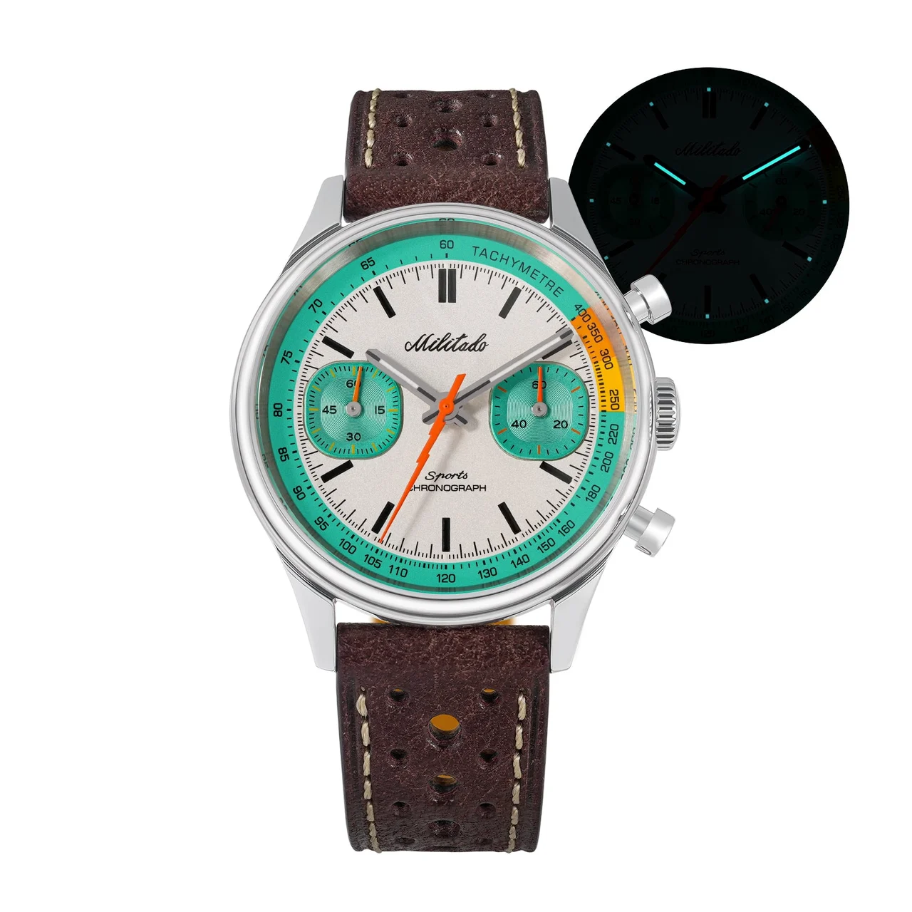 Cronos Watch Store Militado Miyota 6S21 Chronograph Watch 40mm Men Watch ML23 militado-miyota-6s21-chronograph-watch-40mm-men-watch-ml23 40 mm kol saati