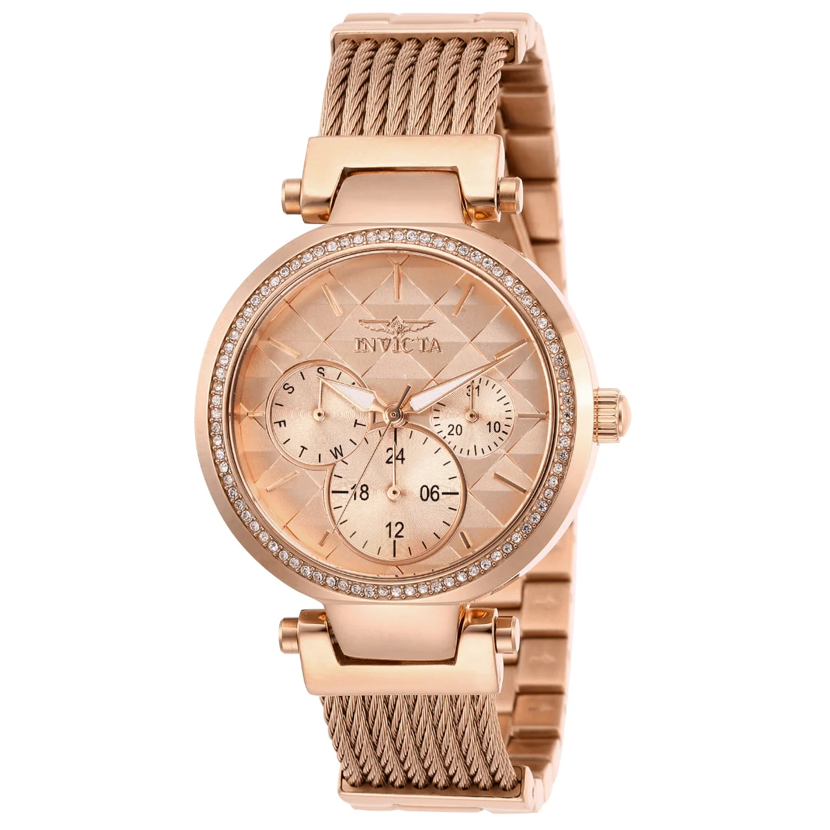 Invicta Angel Eterna Watch - 36mm. Rose Gold (28920) 36 mm kol saati