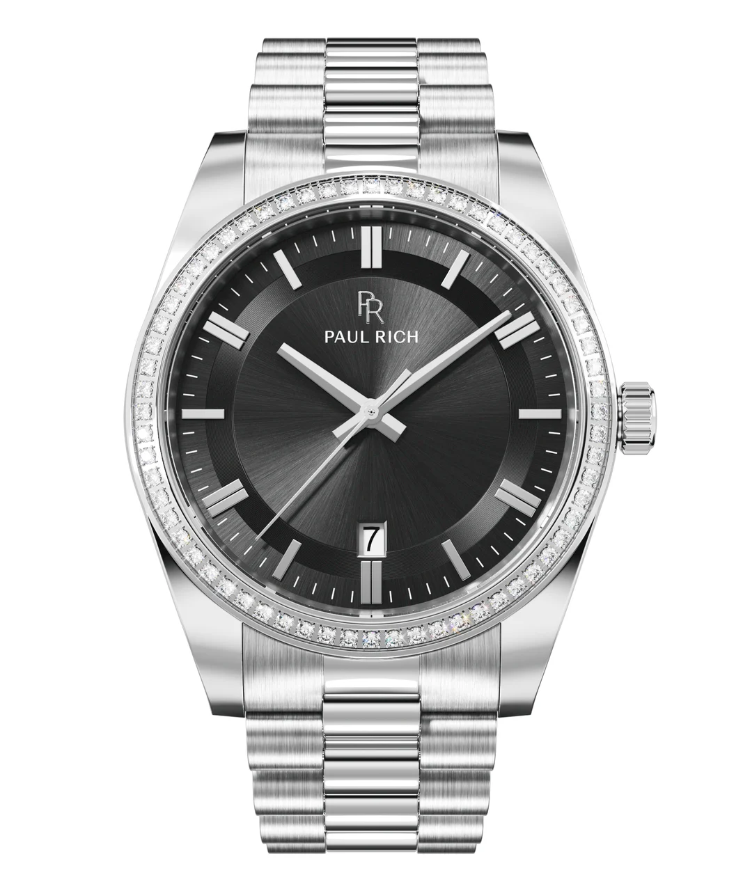 Paul Rich Legacy PR179G - Silver Black 40 mm kol saati