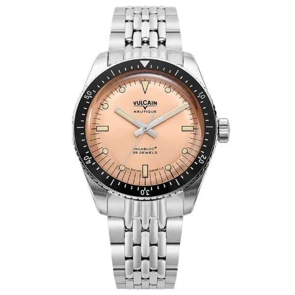 Vulcain Skindiver Nautique 660170B87.BHM286 38 mm kol saati