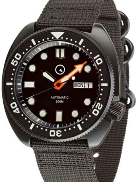 Islander Automatic Dive Watch with AR Double Dome Sapphire Crystal, and Luminous Bezel Insert #ISL-13 47 mm kol saati