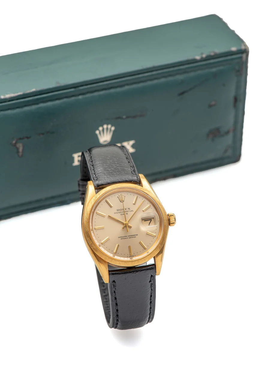 Rolex ROLEX, REF. 1513, OYSTER PERPETUAL DATE, YELLOW GOLD kol saati