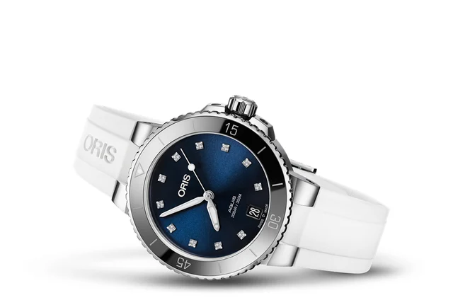 Oris Aquis Date Diamonds 01 733 7731 4195-07 4 18 63FC kol saati