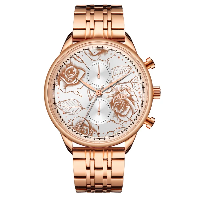 Talley & Twine Watch Company Wht-Rose-41 kol saati