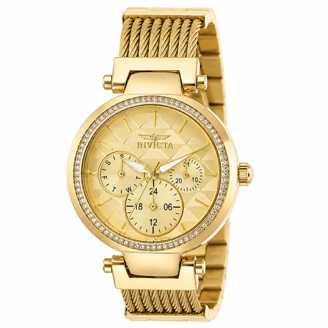 Invicta Angel Eterna Watch - 36mm. Gold (28918) kol saati
