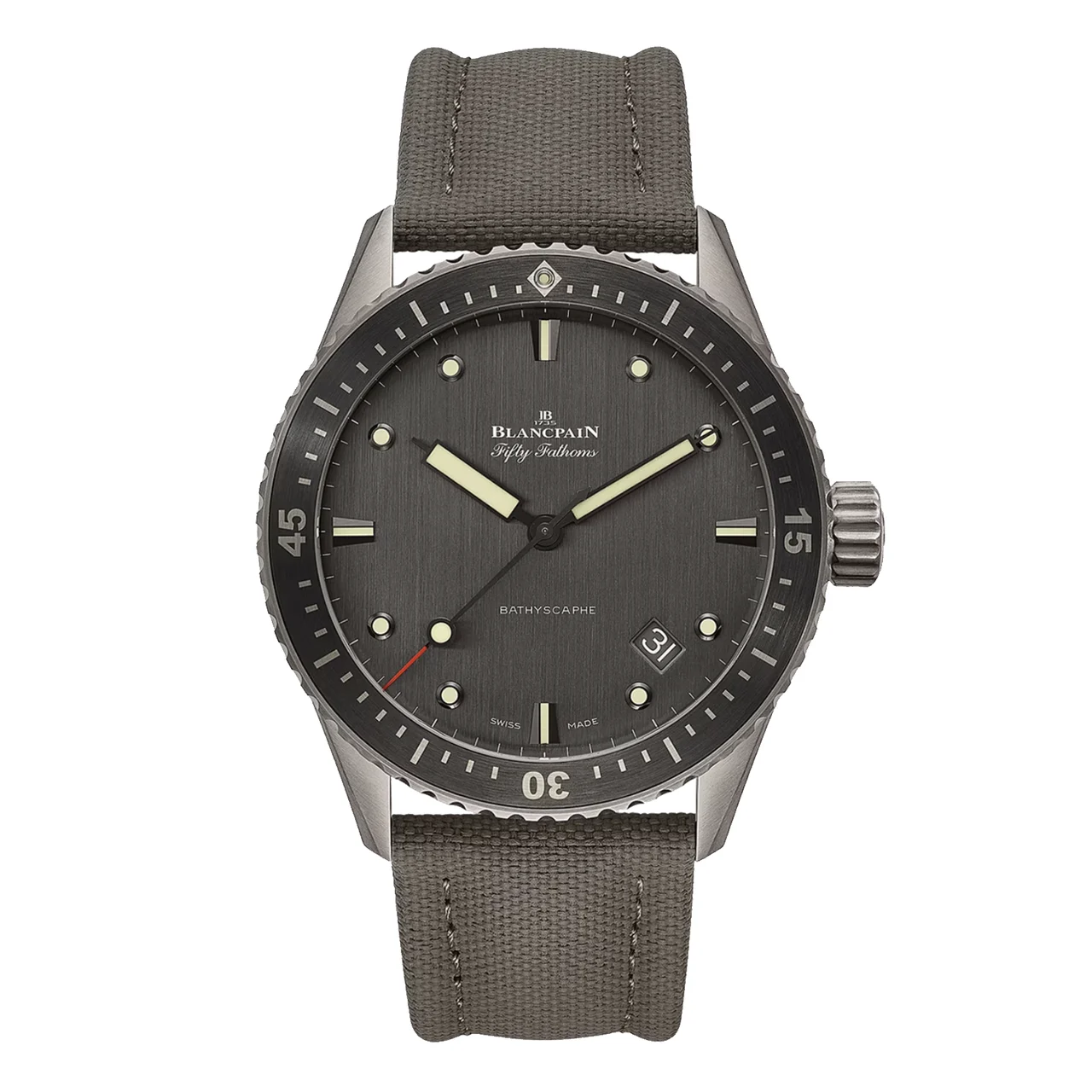 Blancpain Bathyscaphe Titane 43 mm kol saati