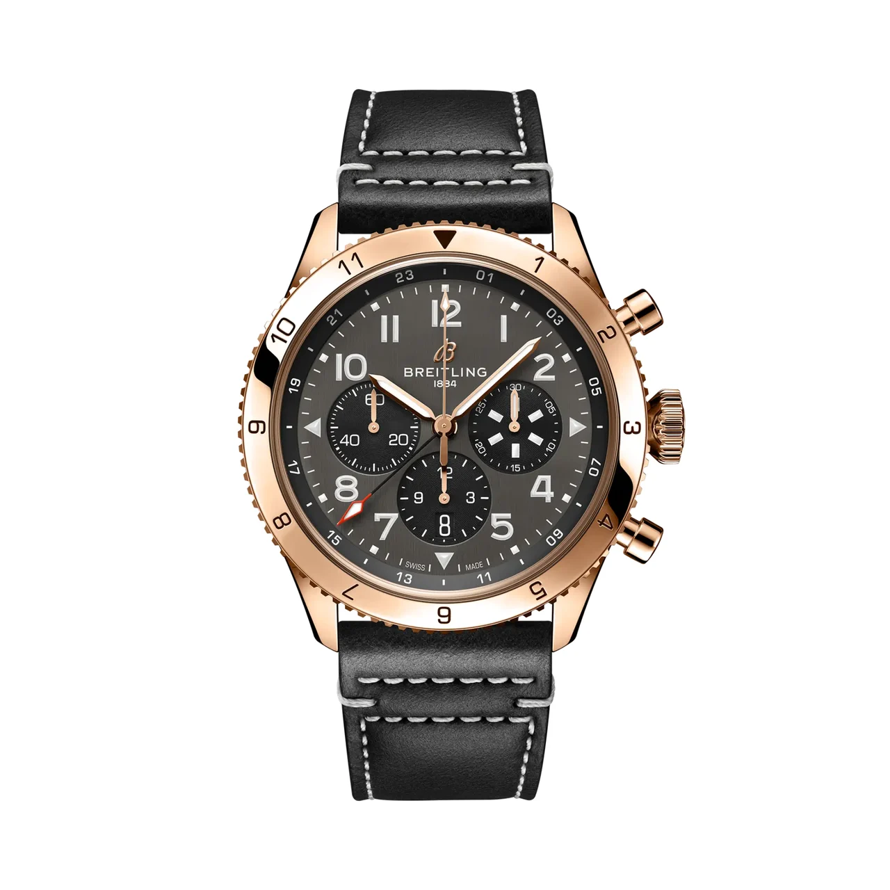 Breitling Super AVI B04 Chronograph GMT 46 P-51 Mustang RB04451A1B1X1 46 mm kol saati