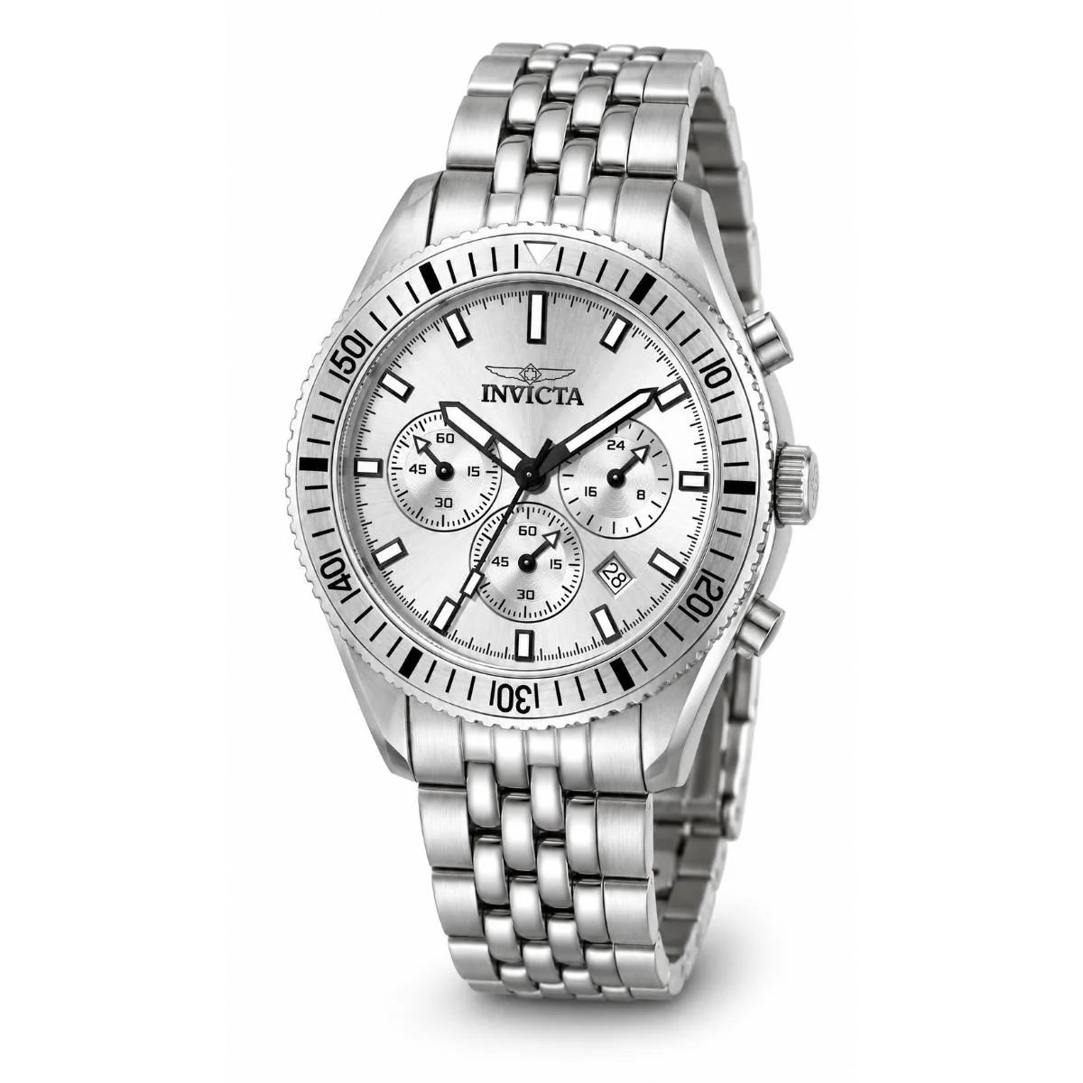 Invicta Chase Durer - Watch - 44.4mm, Steel (69580) 44.4 mm kol saati