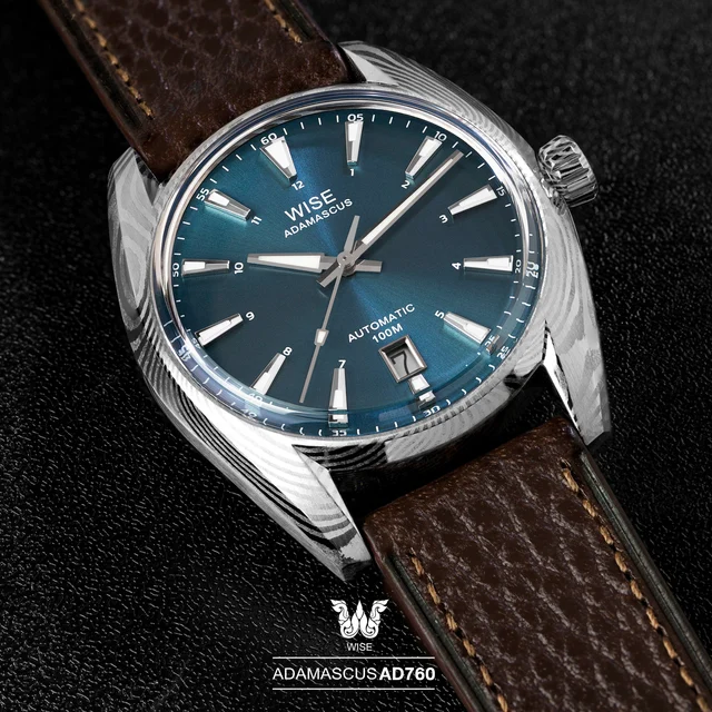 WISE ADAMASCUS AD760 Damascus Stainless steel kol saati