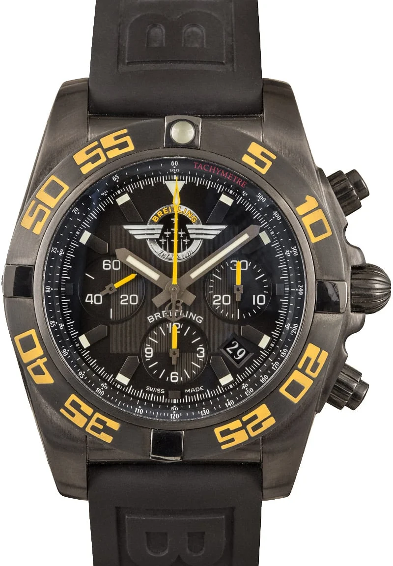 Breitling Chronomat 44 Jet Team Limited Edition MB01109P/BD48 44 mm kol saati