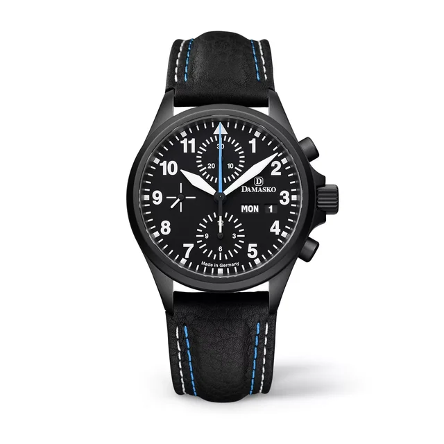 Damasko DC58-BLACK-LB-BLUE-WHITE-DS DAMASKO-DC58-BLACK-LB-BLUE-WHITE-DS kol saati