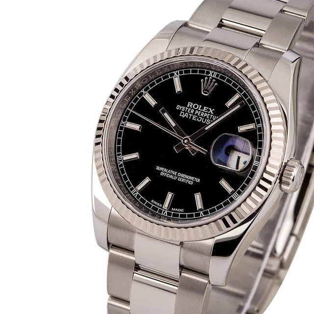 Rolex Datejust 116234 Black Dial 116234BKSO kol saati