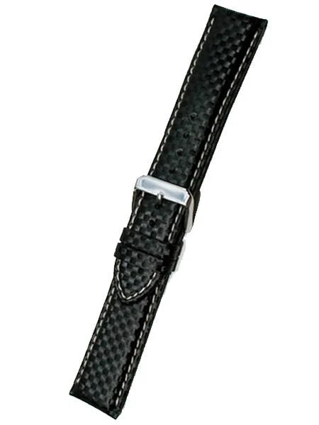 Toscana Black Carbon Fiber Style with Heavy Padding, Contrast Stitching #RBV-WS RBV-WS-A-0