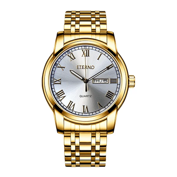 Eternowatch Eterno EM1902L Vàng Trắng 41 mm kol saati