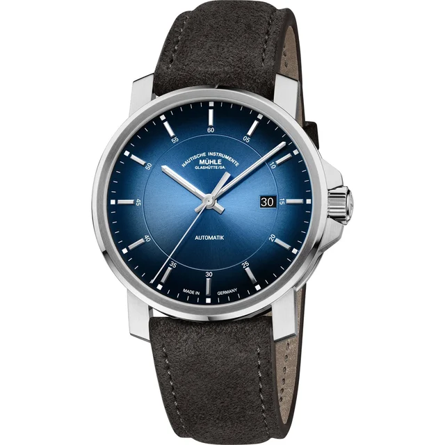 Muhle Glashutte Mühle Glashütte M1-25-72-2-300-VlB 29ER Casual Coastal Blue kol saati