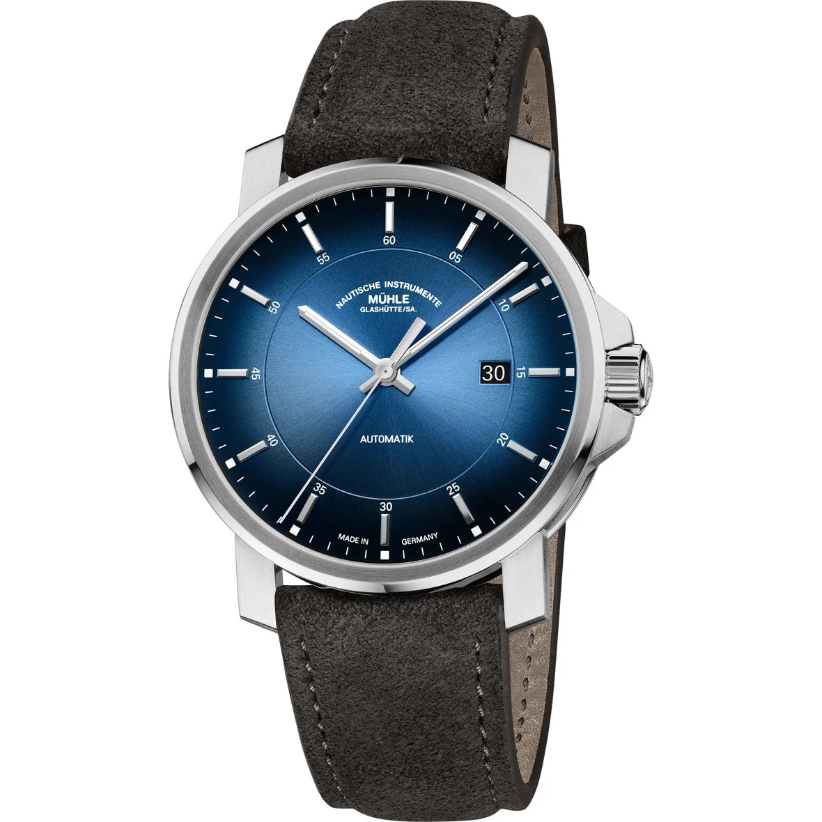 Muhle Glashutte Mühle Glashütte M1-25-72-2-300-VlB 29ER Casual Coastal Blue kol saati