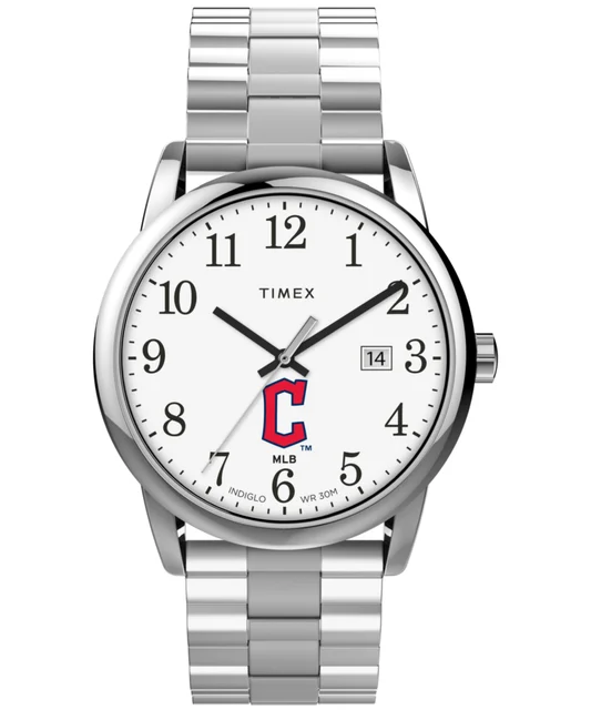 Timex Easy Reader Expansion Bracelet Cleveland Guardians TWZBGUAMZ kol saati