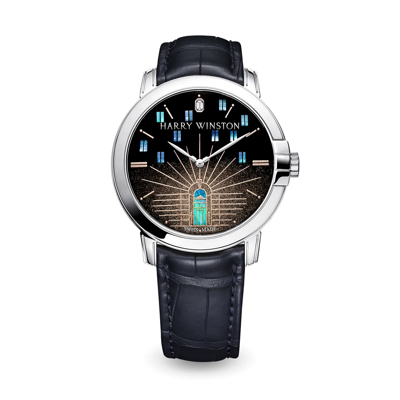 Harry Winston Midnight MIDAHM42SET001 42 mm kol saati