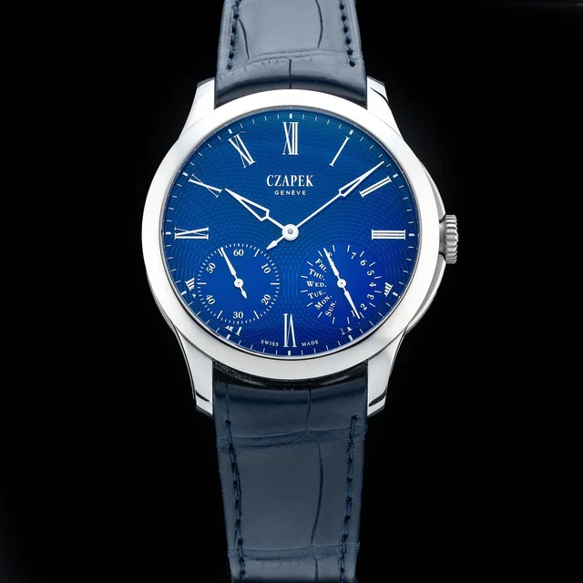 CZAPEK Quai Des Bergues Sapphire Blue L 210009N34098 kol saati