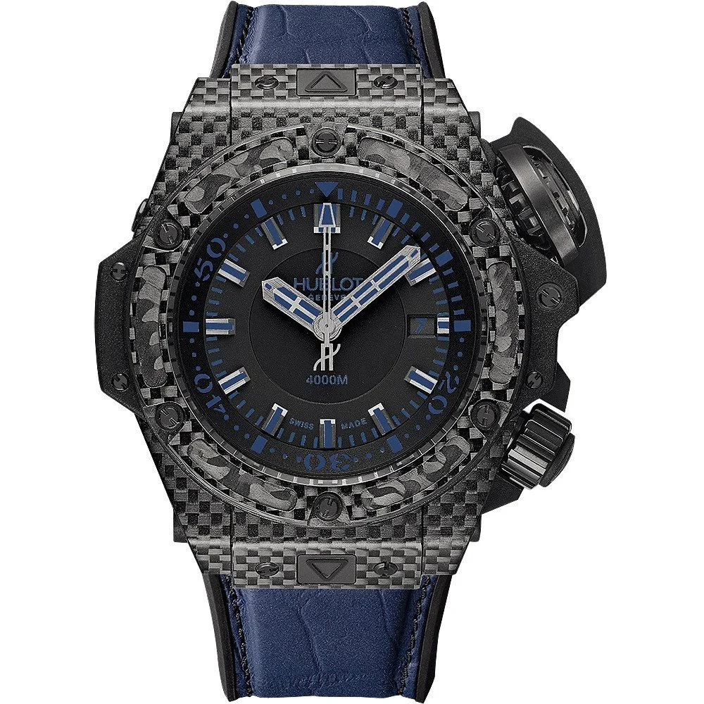 Hublot ALL BLACK BLUE 731.qx.1190.gr.abb12 ALL BLACK BLUE 48 mm kol saati