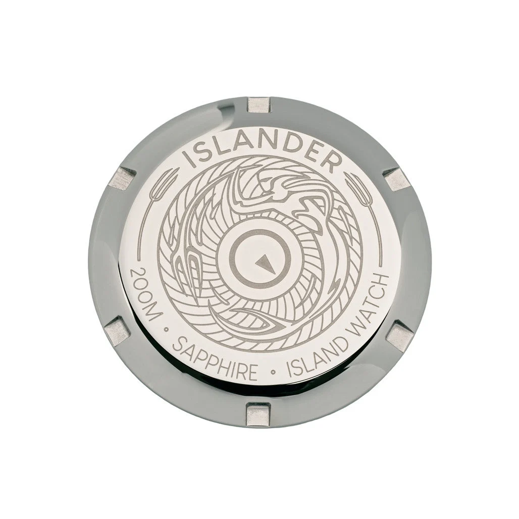 Islander Etched Caseback for 43mm Dive Watches #BK-02 43 mm kol saati