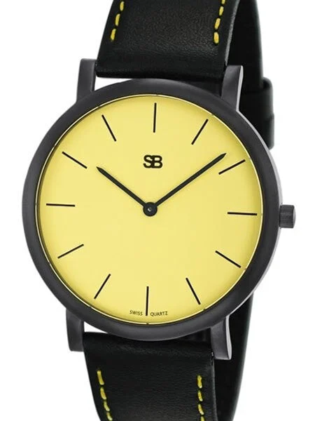 SB Ultra-Thin Swiss Quartz Dress Watch with Sapphire Crystal #SOB1012 50 mm kol saati