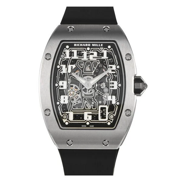 Richard Mille Extra Flat Automatic Black Dial Richard Mille Rm 67-01 Ti Extra Flat Automatic Black Dial 39 mm kol saati