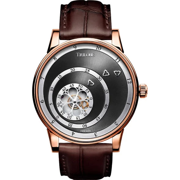 Trilobe Les Matinaux Rose Gold Sunray Grey 40.5mm LM07GS 40.5 mm kol saati