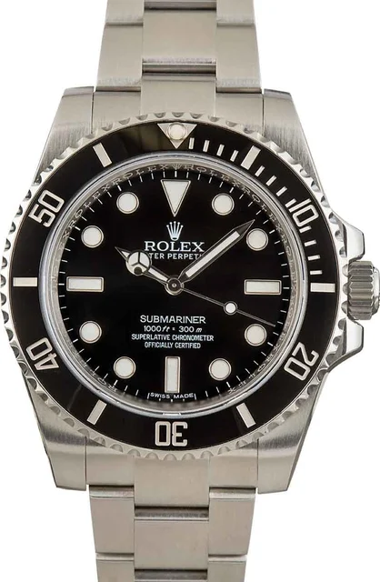 Rolex Submariner 114060 Ceramic Bezel Black 114060BKSO kol saati