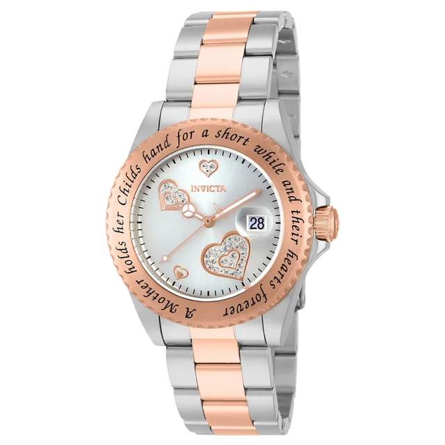 Invicta Angel Watch - 40mm, Steel, Rose Gold (ZG-14731) kol saati