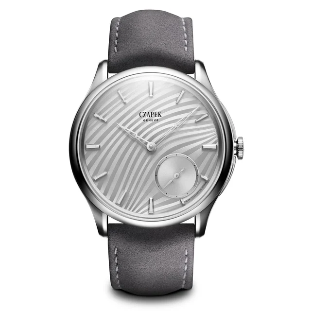 CZAPEK Promenade Plissé Pearl White plisse-white kol saati