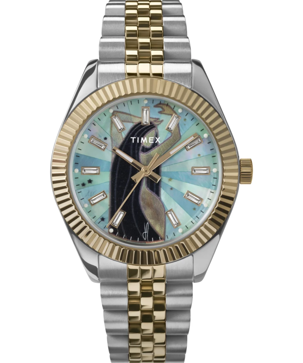 Timex Jacquie Aiche Musings 36mm Stainless Steel Bracelet Watch TW2W63600JR 36 mm kol saati