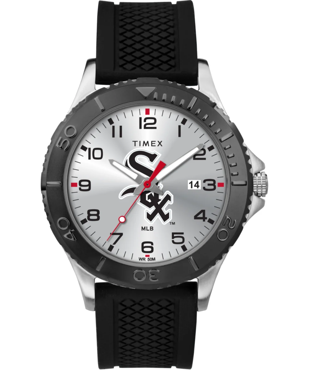 Timex Gamer Black Chicago White Sox TWZBWHIMD 42 mm kol saati