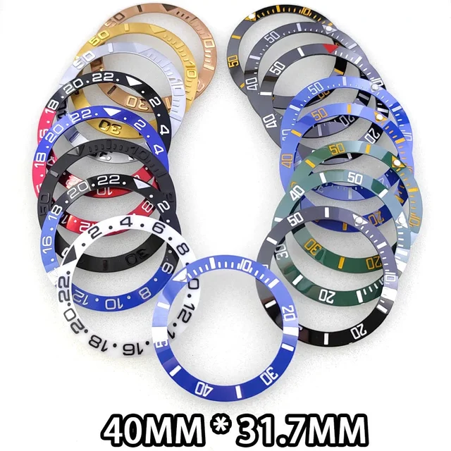 Tandorio Slope Bezel Insert For 43mm Deep Sea James Cameron Watch Case Ghost King ceramic