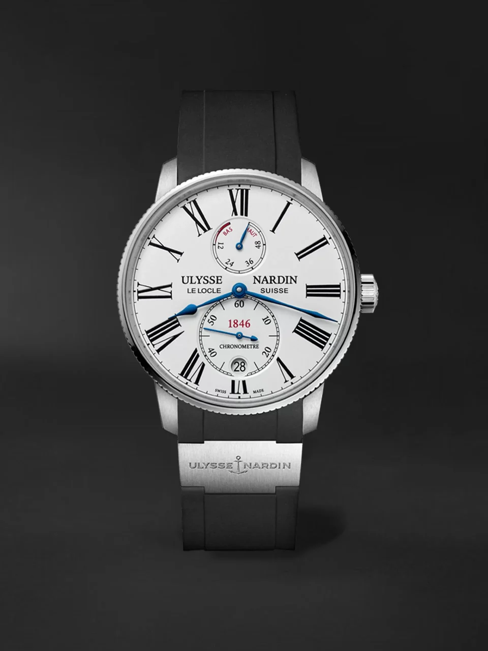 Ulysse Nardin Marine Torpilleur 1183-310-3/40 42 mm kol saati