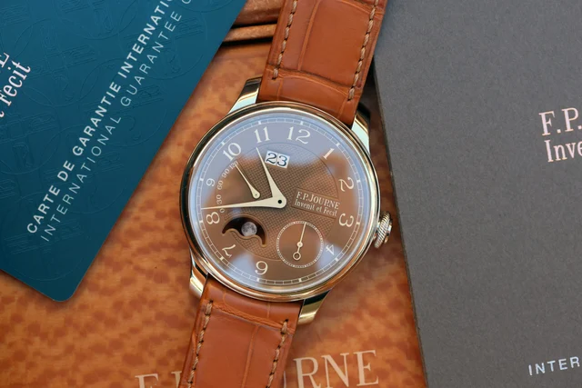 F.P. Journe Automatique Lune Havana ref. AL2 in Platinum 40m kol saati