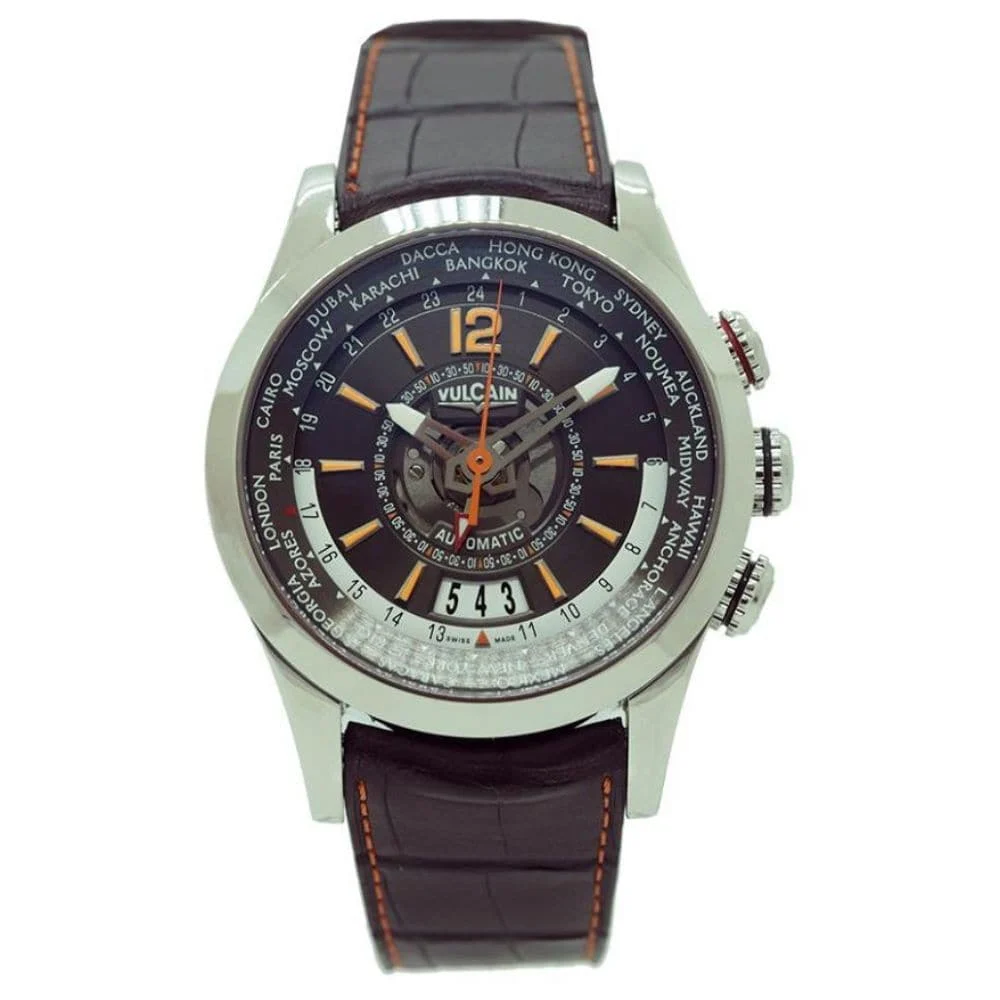 Vulcain Revolution Dual-Time VU210129.193LF 42 mm kol saati
