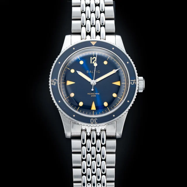 Baltic Aquascaphe Classic Blue Gilt 210009N33681 kol saati