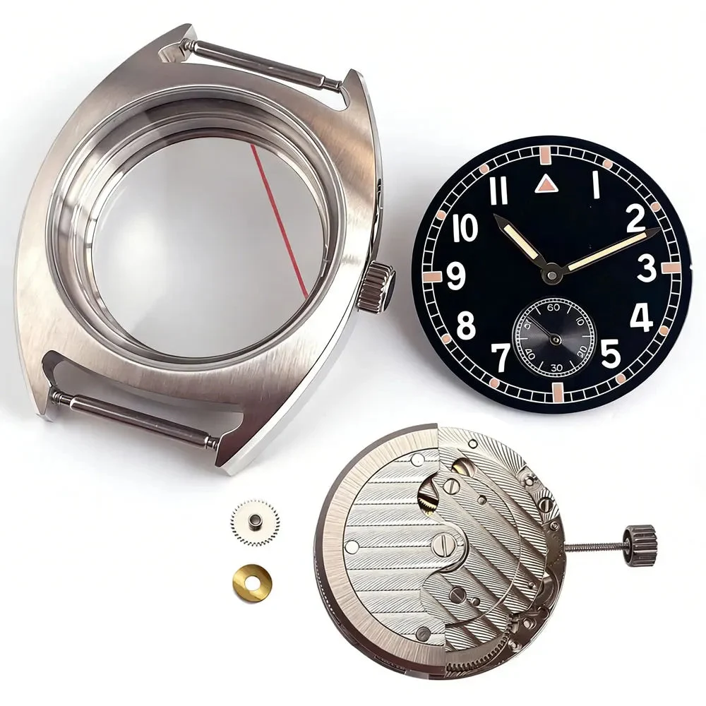 Tandorio Identity Crisis Mod ST1701 Sub Second watch Case set Stainless Steel With 30mm dial 10ATM Sapphire 12000056640501018 36 mm kol saati