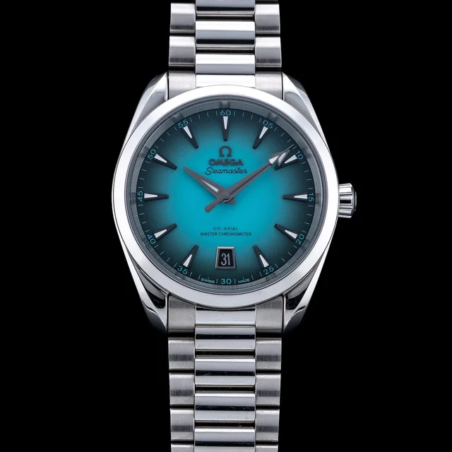 OMEGA Aqua Terra 150M Turquoise Dial 210009N30242 kol saati