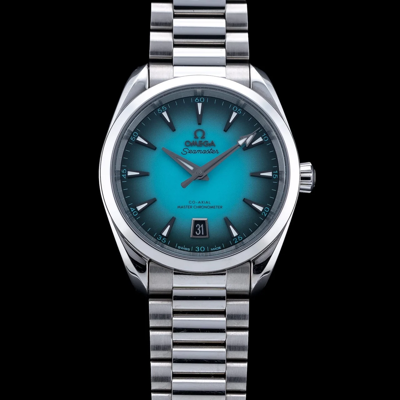 OMEGA Aqua Terra 150M Turquoise Dial 210009N30242 38 mm kol saati