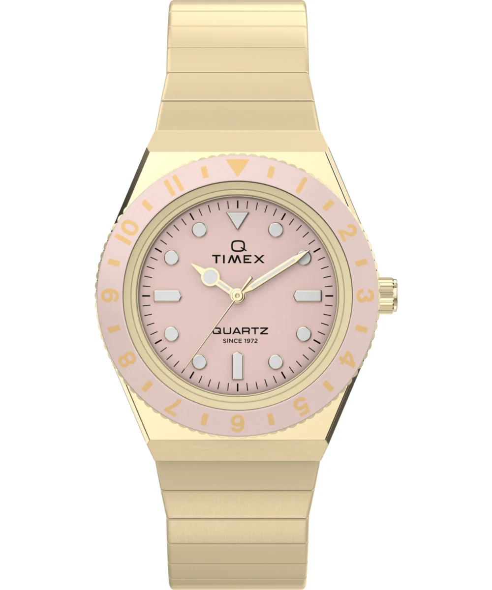Timex Mini 30mm Stainless Steel Expansion Band Watch TW2Y57400 30 mm kol saati